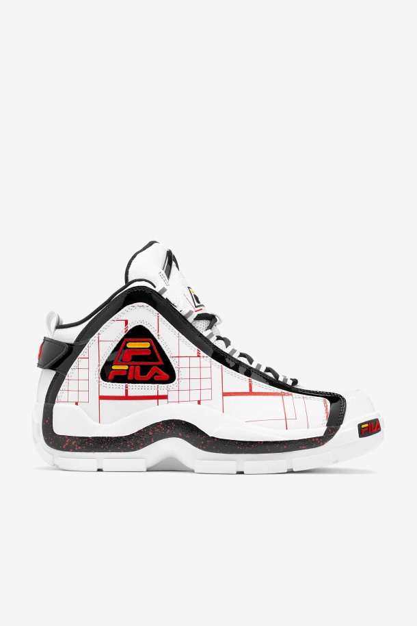 Blanco/negro/dorado Hombre Grant Hill 2 Fila Outlet