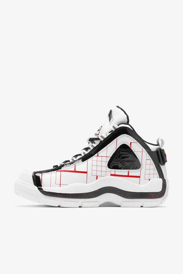 Blanco/negro/dorado Hombre Grant Hill 2 Fila Outlet
