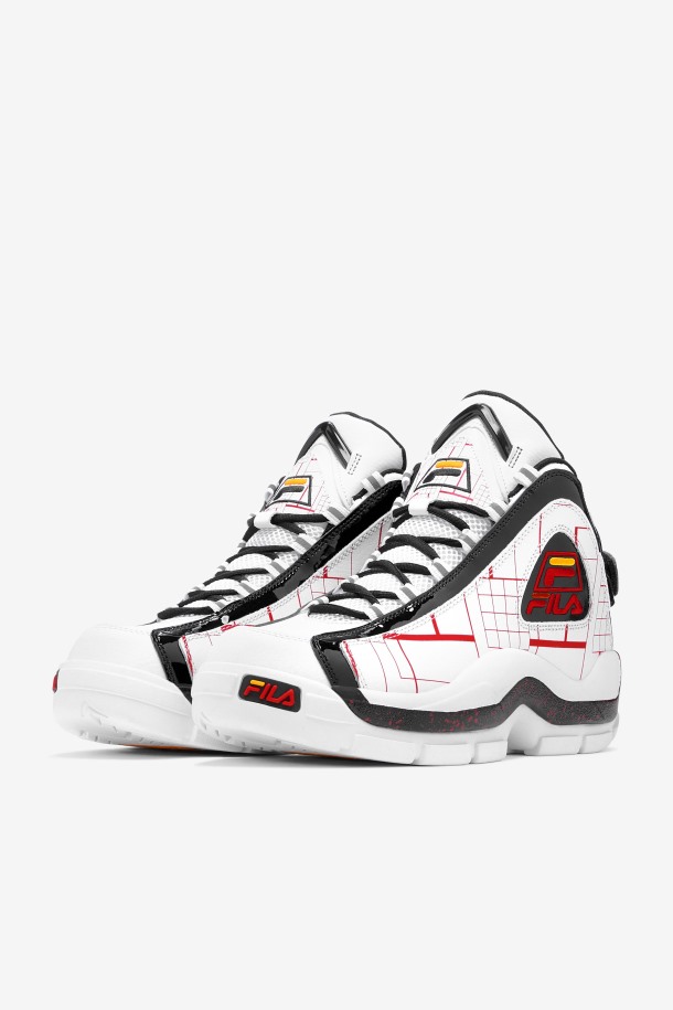 Blanco/negro/dorado Hombre Grant Hill 2 Fila Outlet