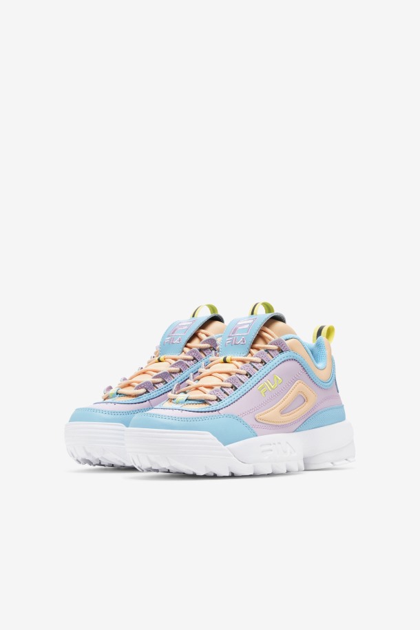 Azul/blanco/orquídea Fila Outlets Niños Grandes Disruptor 2 Premium