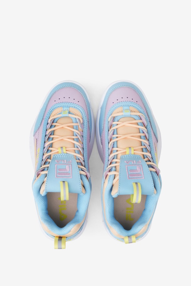Azul/blanco/orquídea Fila Outlets Niños Grandes Disruptor 2 Premium