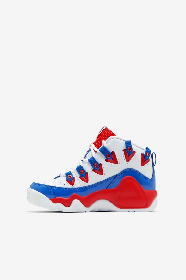 Fila Outlets Blanco/rojo/azul Niños Grandes\' Grant Hill 1