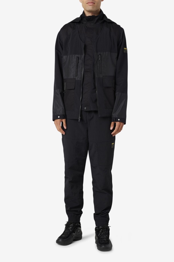 Fila Outlets Black Tate 3-in-1 Utility Jacket