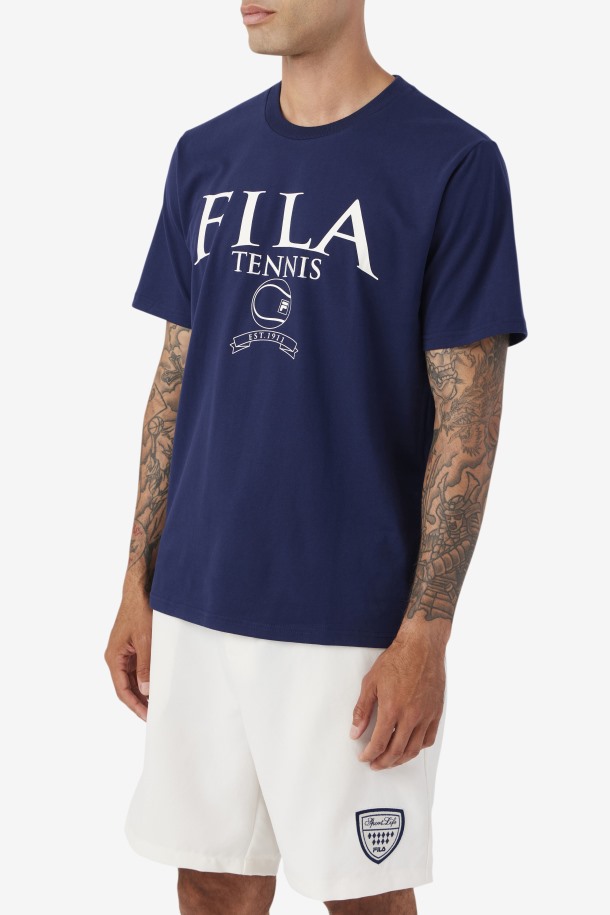 Fila Outlet Saran Camiseta Azul Marino/gardenia