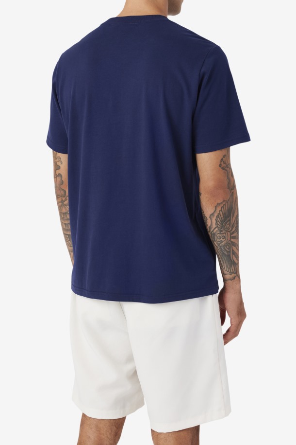Fila Outlet Saran Camiseta Azul Marino/gardenia
