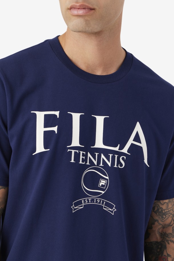 Fila Outlet Saran Camiseta Azul Marino/gardenia
