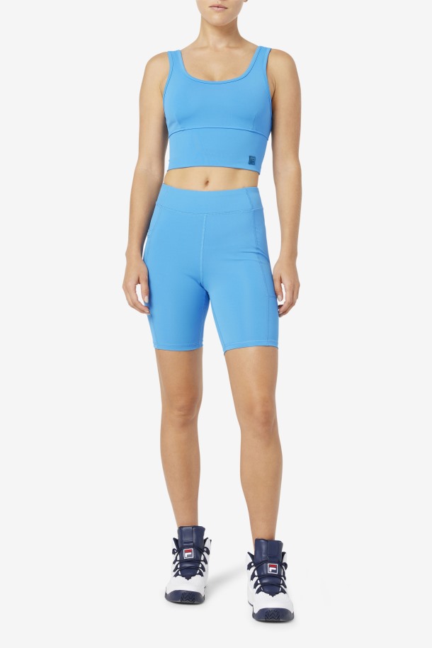 Sujetador Kora Top Fila Outlet Azul Francés