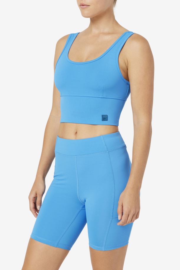 Sujetador Kora Top Fila Outlet Azul Francés