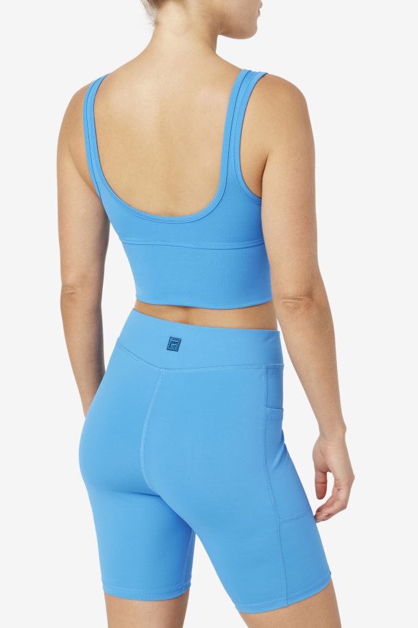 Sujetador Kora Top Fila Outlet Azul Francés
