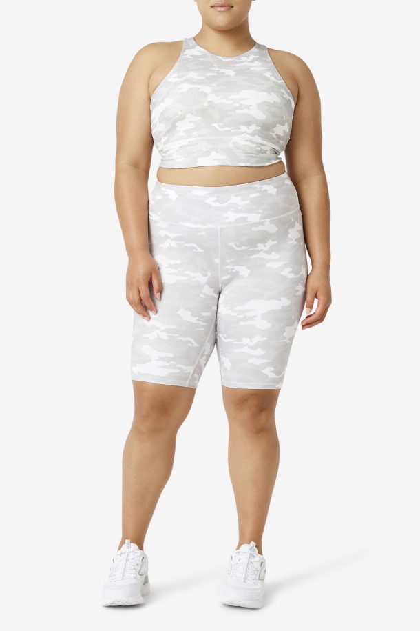 Fila Outlets White Forza 8\" Bike Short