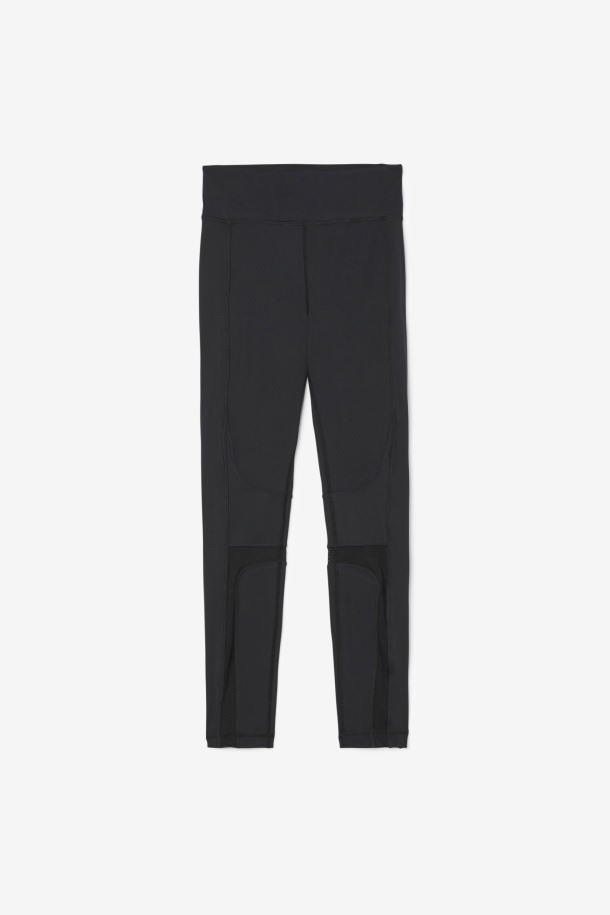 Negro Fila Outlets Forza Leggins Con Bloques De Color