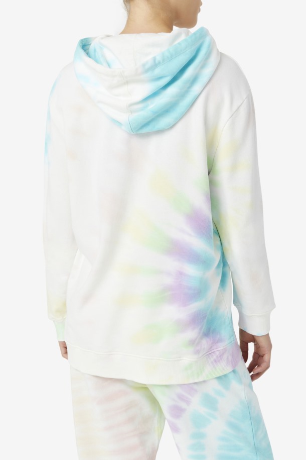 Fila Outlets Doble Crema Tie Dye Aerolynn Sudadera Con Capucha Tie Dye