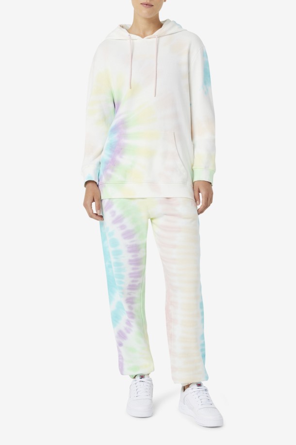 Fila Outlets Doble Crema Tie Dye Aerolynn Sudadera Con Capucha Tie Dye