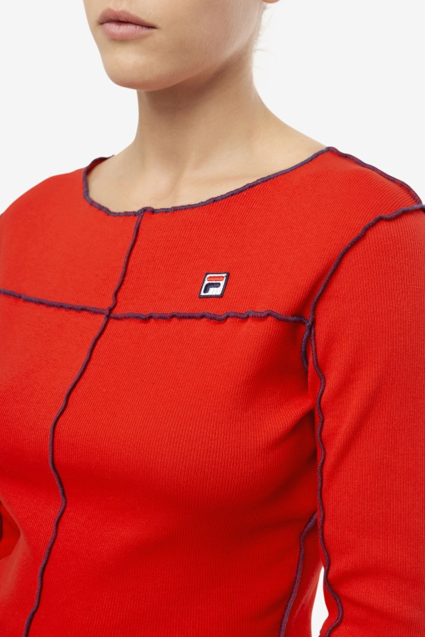 Camiseta Fila Outlet Brooklyn Roja