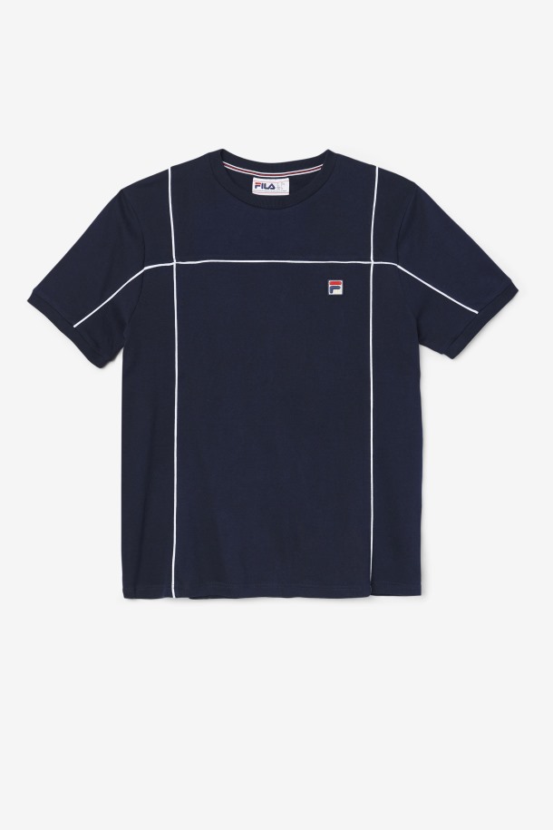 Terrinda Crew Azul Marino/blanco Fila Outlet