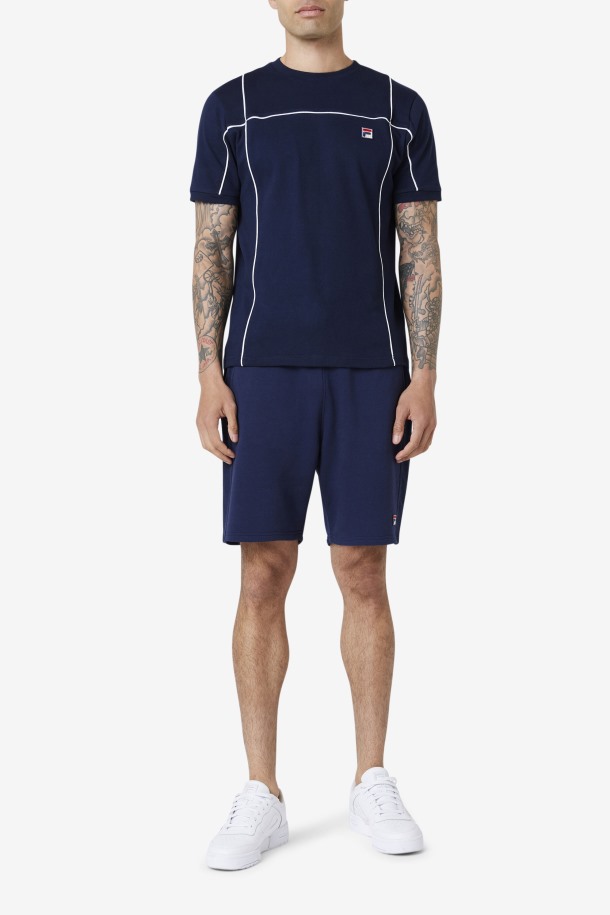 Terrinda Crew Azul Marino/blanco Fila Outlet