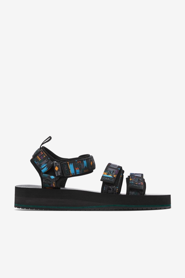 Fila Outlets Black/june Bug/saffron Hombre Drifter Dns