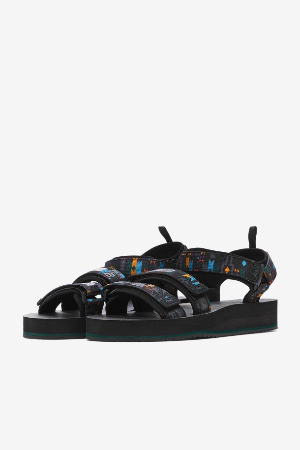 Fila Outlets Black/june Bug/saffron Hombre Drifter Dns