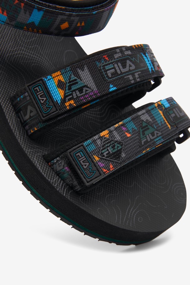 Fila Outlets Black/june Bug/saffron Hombre Drifter Dns