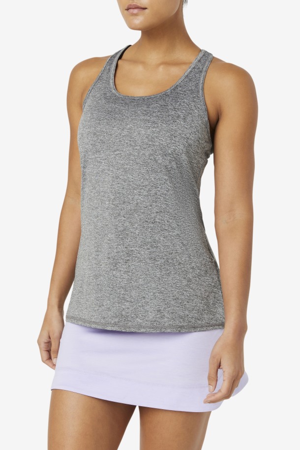 Heather Fila Outlets Pickleball Racerback Tanque