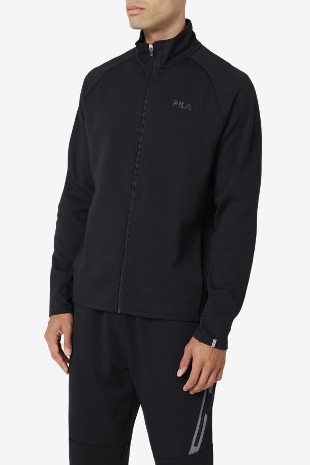 Chaqueta Deportiva Negra De Fila Outlets