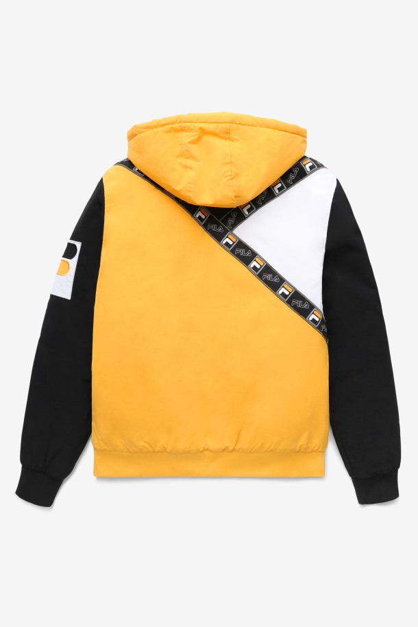 Amarillo/negro/blanco P1 Outlet Fila Chaqueta Técnica Outlet Fila