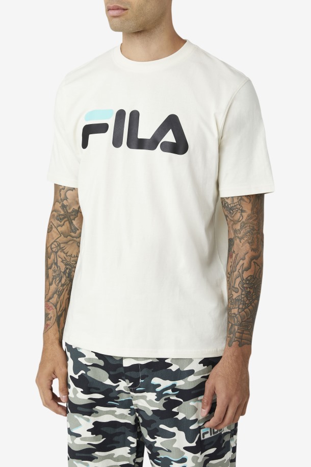 Camiseta Hombre águila Tórtola/negra/azul Fila Outlet Online