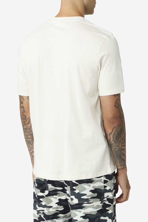 Camiseta Hombre águila Tórtola/negra/azul Fila Outlet Online