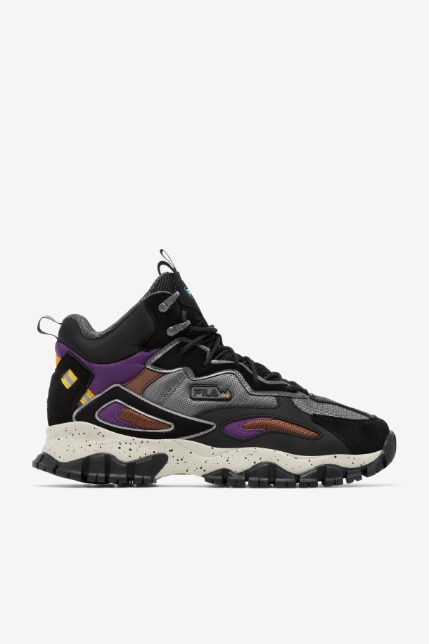 Zapatillas Fila Hombre Ray Tracer Tr 2 Mid Black/purple/pelican