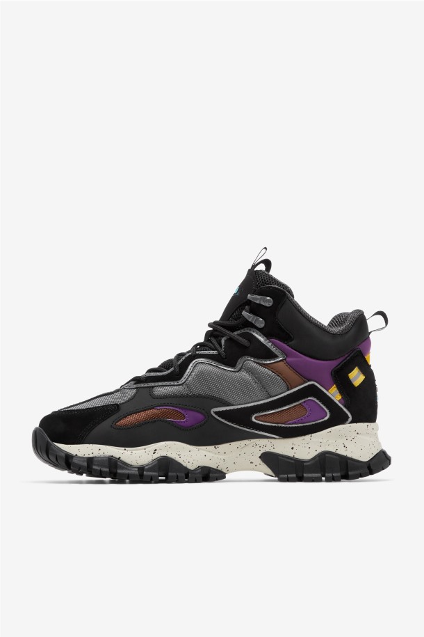 Zapatillas Fila Hombre Ray Tracer Tr 2 Mid Black/purple/pelican