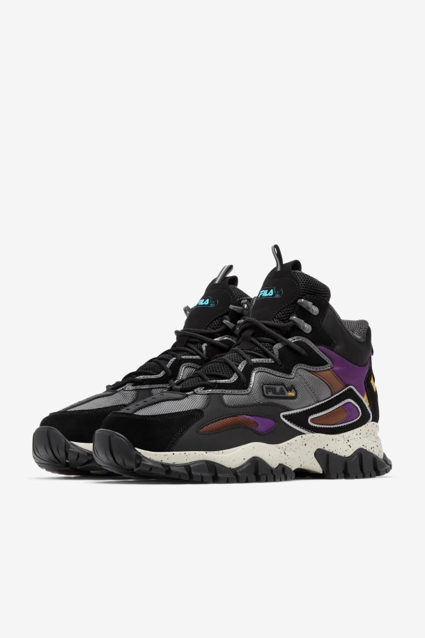 Zapatillas Fila Hombre Ray Tracer Tr 2 Mid Black/purple/pelican