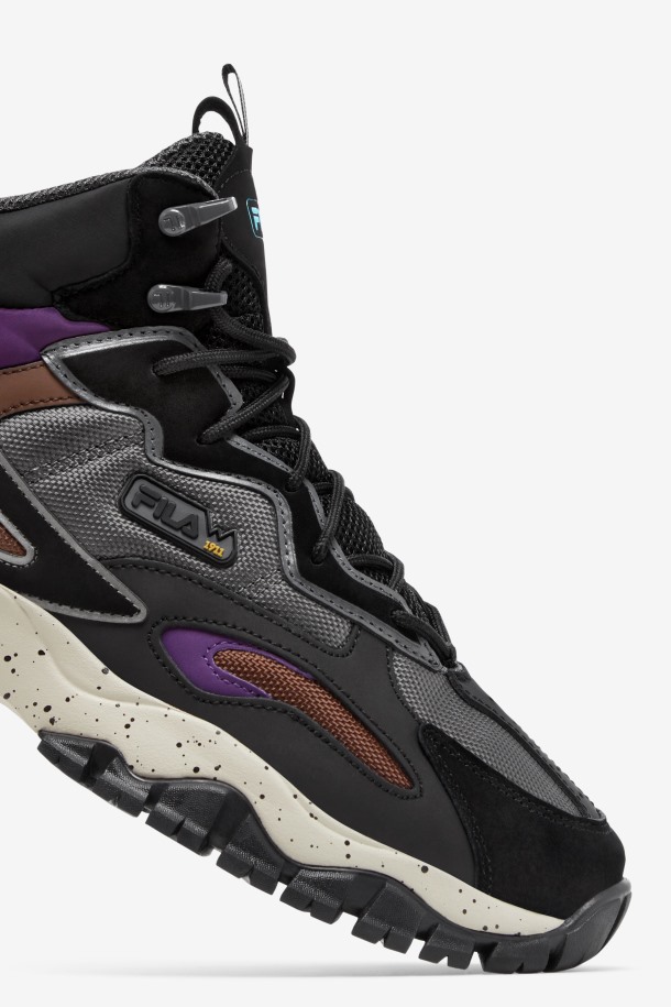 Zapatillas Fila Hombre Ray Tracer Tr 2 Mid Black/purple/pelican
