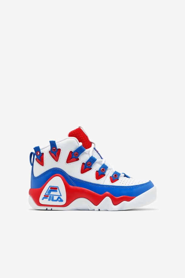 Fila Outlets Blanco/rojo/azul Niños Pequeños Grant Hill 1