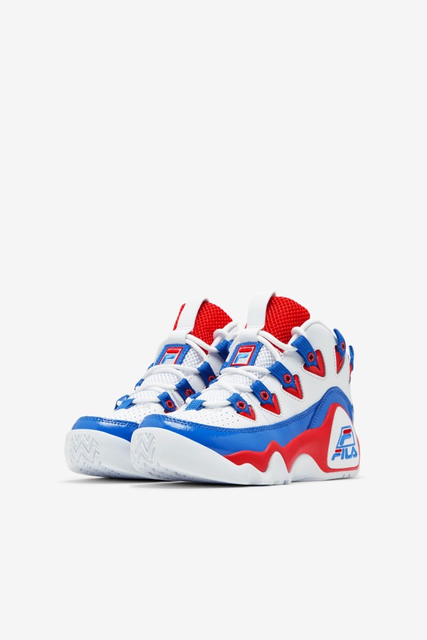 Fila Outlets Blanco/rojo/azul Niños Pequeños Grant Hill 1