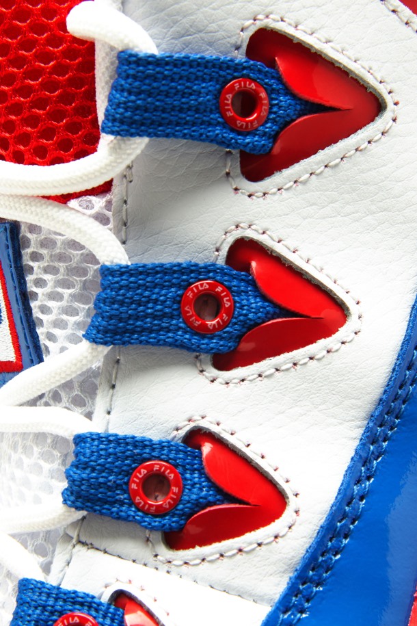 Fila Outlets Blanco/rojo/azul Niños Pequeños Grant Hill 1