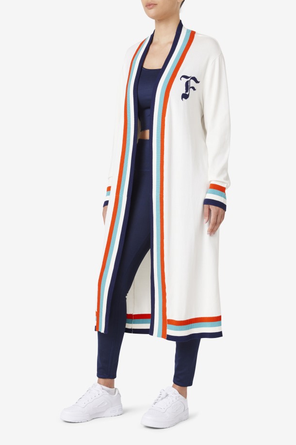 Fila Outlets Angelina Maxi Cárdigan Tofu