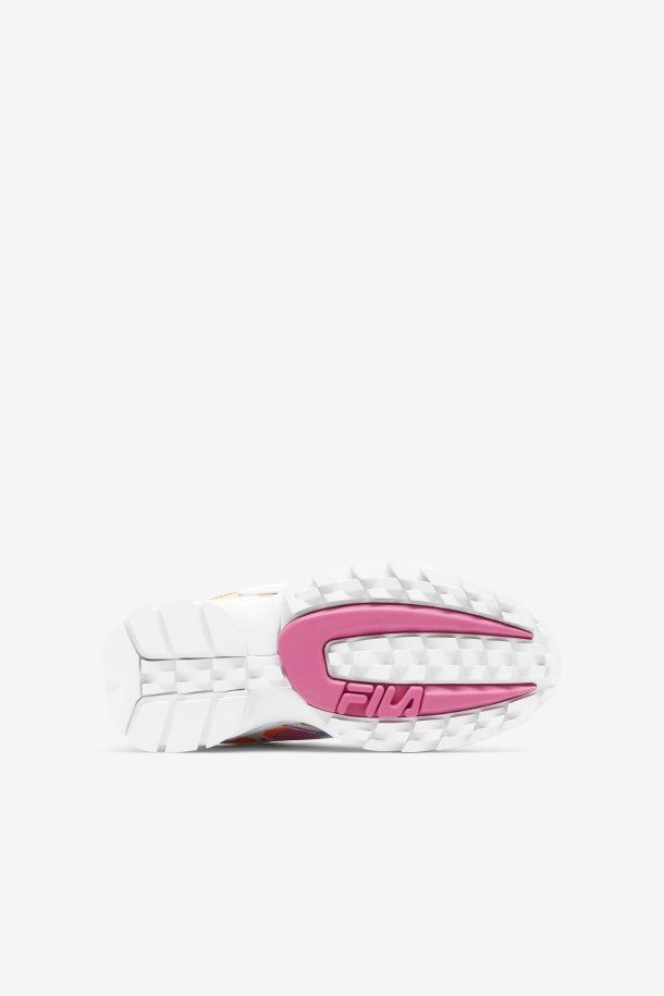 Blanco/bubblegum/azul Niños Grandes Disruptor 2 Premium Fila Outlet