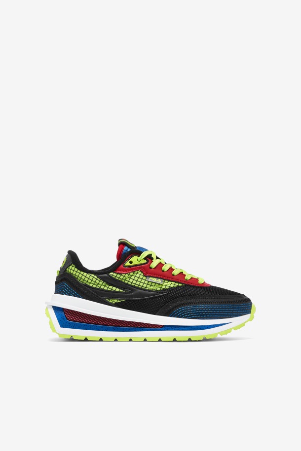 Fila Outlets Niños Grandes Renno Negro/azul/rojo