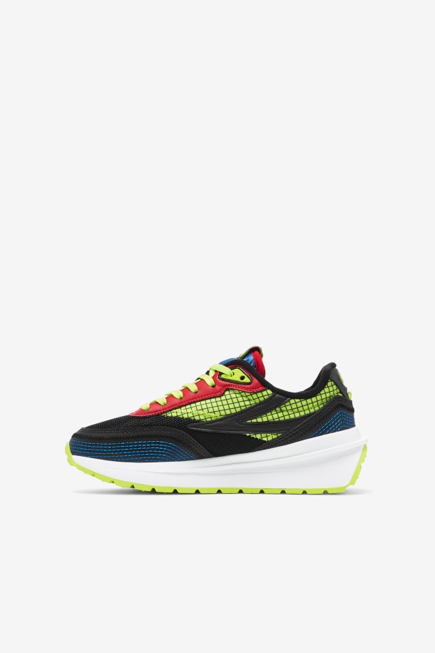Fila Outlets Niños Grandes Renno Negro/azul/rojo