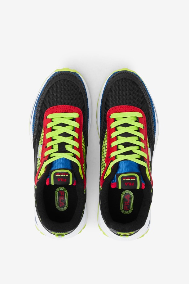 Fila Outlets Niños Grandes Renno Negro/azul/rojo