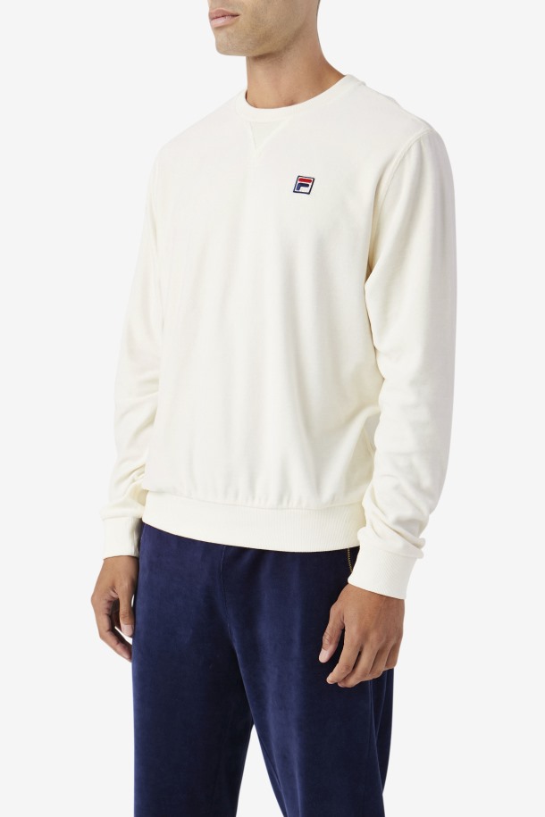 Earl Terciopelo Crew Egret Fila Puntos De Venta