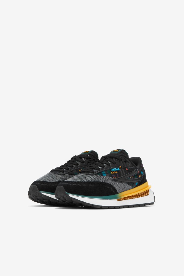 Renno Fila Outlets Para Niños Grandes Black/june Bug/saffron