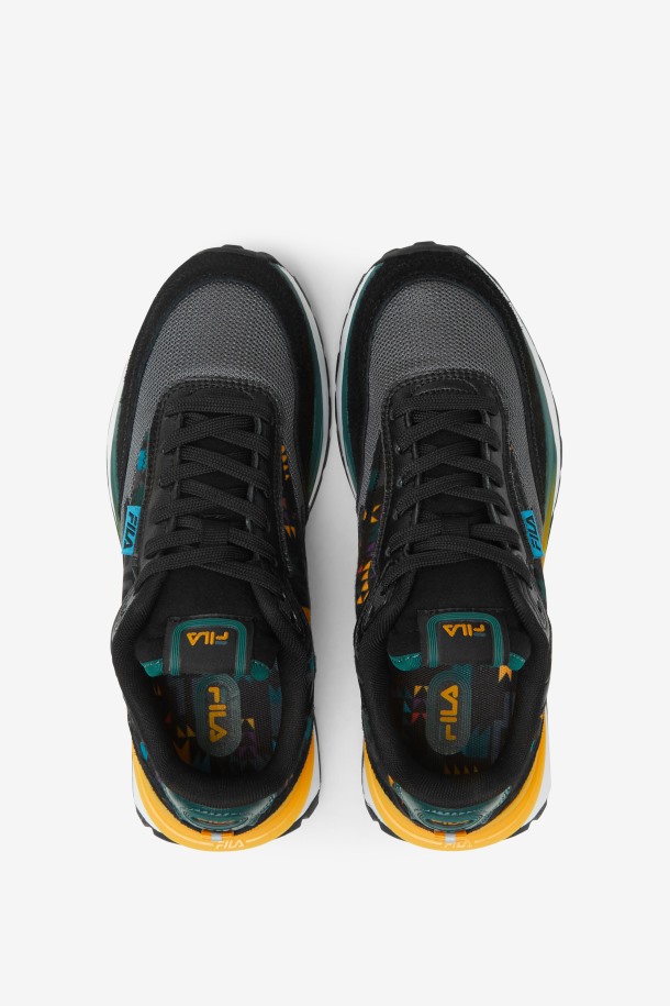 Renno Fila Outlets Para Niños Grandes Black/june Bug/saffron