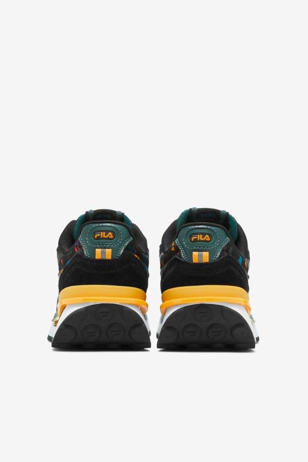Renno Fila Outlets Para Niños Grandes Black/june Bug/saffron