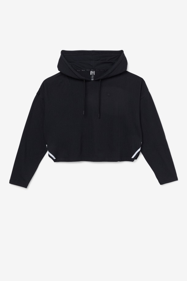 Sudadera Corta Fi-lux Negra Fila Outlet