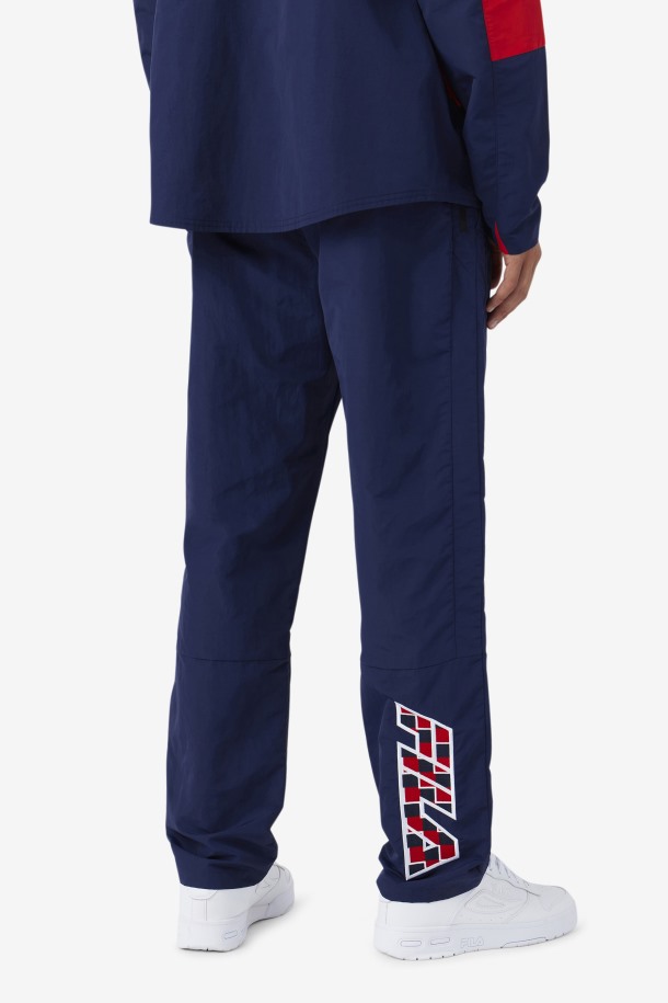 Azul Marino Fila Outlets Bevans Park Jogger Tejido