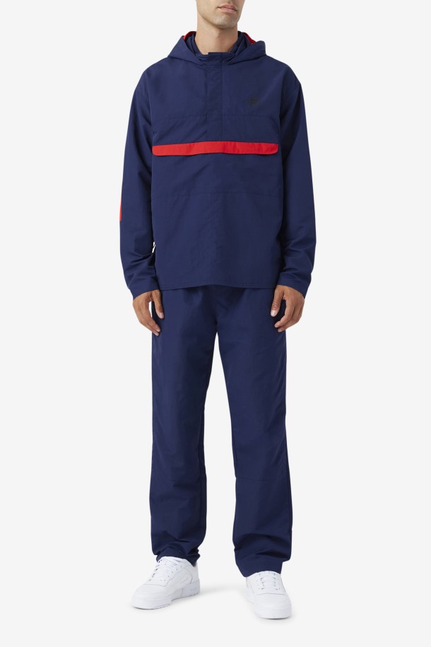 Azul Marino Fila Outlets Bevans Park Jogger Tejido