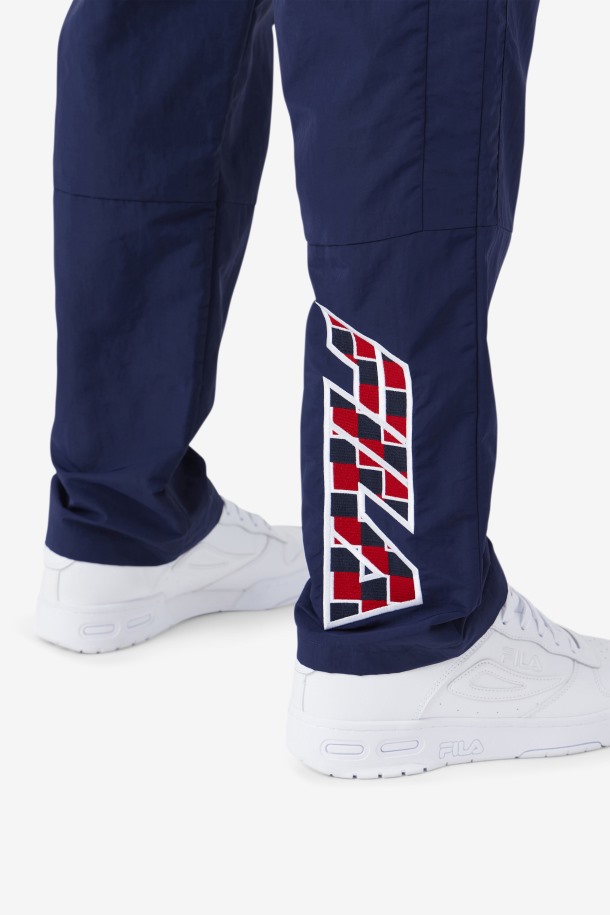 Azul Marino Fila Outlets Bevans Park Jogger Tejido