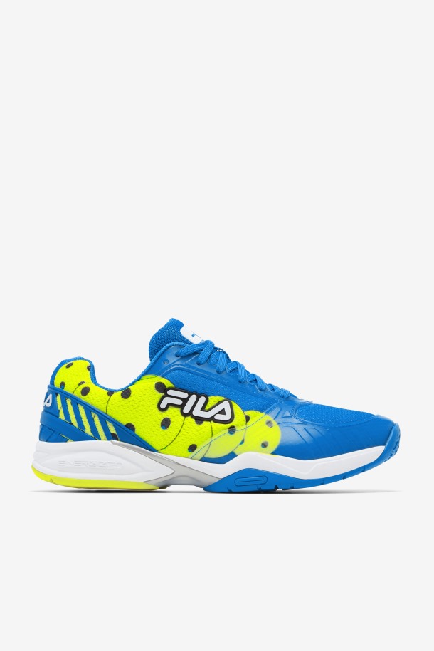 Fila Outlets Hombre Volley Zone Azul/blanco/amarillo