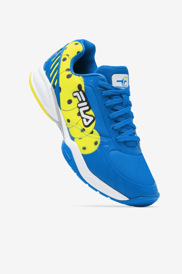 Fila Outlets Hombre Volley Zone Azul/blanco/amarillo